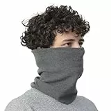 NovForth Baumwolle Schal Herren, Schlauchschal für kalte Tage, elastischer Halsschlauch und Halswärmer für Outdoor-Sport, perfekt für Skifahren, Wandern, Radfahren Unisex
