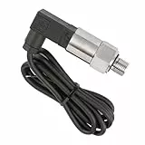 Edelstahl Druckwandler, Drucksensor Silizium Drucktransmitter Sensor Wasserdurchflusssensor 4-20mA Ausgang G1/4' für Wasser Gas Öl (0-0,2 MPA)
