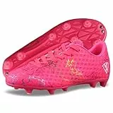 Vizari FG Fußballschuhe Kinder mit Stollen | Unisex Fussball Schuhe Jungen Mädchen | Outdoor Soccer Cleats Turf Football Boots für Training & Matches Gr. 25–38