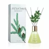 DIUFJAG Zeder Mit 8 Duftstäbchen,100ml,Raumduft Reed Diffuser Diffusor für Raumdekoration