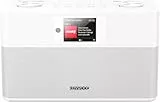 KENWOOD CR-ST100S-W - Smart-Radio mit Internetradio, WLAN, 2 x 10 W RMS, Bassreflex Lautsprecher, DAB+, UKW, Bluetooth, USB, Line-In/-Out, Weckfunktion, Sleeptimer, TFT-Farbdisplay, Fernbedienung