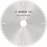 Bosch 1x PRO Multi Material Kreissägeblatt für Kabel-Kapp‑ und Gehrungssägen (für Aluminium, Kunststoff, Ø mm, Professional Zubehör Kapp- und Gehrungskreissäge)