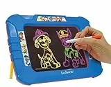 Lexibook Elektronisches Neon-Zeichenbrett Paw Patrol Helfer auf Vier Pfoten, für Kinder, künstlerisches kreatives Spielzeug für Mädchen und Jungen, Blau/Rot, CRNEOPALXB