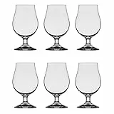 Stölzle Lausitz Biertulpe Berlin 6er-Set I 390ml Biergläser Set optimal für Bierliebhaber I Spülmaschinengeeignetes Biertulpen Set groß I Bruchresistente Weizentulpen aus bleifreiem Kristallglas