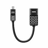 Belkin Mini DisplayPort-/HDMI-Adapter (geeignet für 4K-Auflösung, Macbook Air, Macbook Pro und andere Mini DisplayPort-Geräte) schwarz