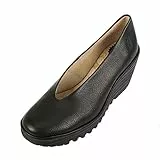 FLY London Damen Yaz Pumps, Schwarz Black 149, 36 EU