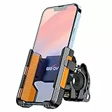 Grefay Fahrrad Handyhalterung【1S Schnelle Demontage】 Motorrad Handyhalter Mit 360 Drehung Outdoor Lenker Handyhalter für Rennrad MTB Scooter für 4,5-7,0 Smartphone