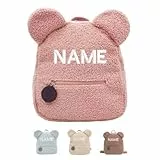 CV couplevibes Rucksack mit Namen, Teddybär Rücksack, Personalisierte Tasche, Schultertasche, Kinderrucksack, Geschenkidee für Kinder, Geschenk für Mädchen, kinderrucksack mädchen,