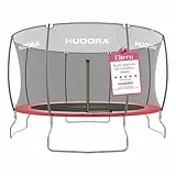 HUDORA Trampolin Fantastic in versch. Größen - Gartentrampolin mit Sicherheitsnetz - Sporttrampolin für bis zu 100kg - Familien-Trampolin mit extra breiter Randabdeckung für Kinder & Erwachsene