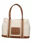 Moschino Damentasche Love Shopper Natur Canvas / PU Leder BS26MO50 JC4064PP1OLZ110A Taschengröße: Groß