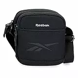 Reebok Newport Umhängetasche zwei Fächer schwarz 12x16x3,5 cm Polyester