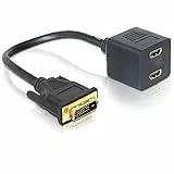 Delock DVI-Adapter (DVI 25 Stecker zu 2X HDMI Buchse)