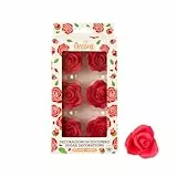 Decora 0500362 6ER-PACK GROßE ROSEN ROT