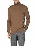 SELECTED HOMME Herren SLHBERG ROLL Neck B NOOS 16074684, Teak/Melange, M