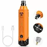 Casfuy Krallenschleifer für Hunde 6-Gang – Neuester Krallenschleifer für Haustiere, Superleise, Wiederaufladbare, Elektrische Krallenschere für Große, Mittelgroße und Kleine Hunde