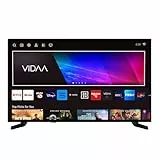 TELEFUNKEN Fernseher 43 Zoll Smart TV VIDAA D43U790B2CW 4K Fernseher UHD, HDR TV mit Dolby Vision, Triple-Tuner und 6 Monate HD+ inkl., LED TV schwarz
