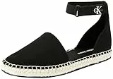Calvin Klein Jeans Damen Espadrilles Ankle Stoffschuhe, Schwarz (Black), 41