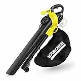 Kärcher 36 V Akku-Laubbläser und Laubsauger BLV 36-240 Battery, mit Mulchfunktion, Luftgeschwindigkeit: 240 km/h, Fangsack: 45 l, Gewicht: 4,2 kg, verwendbar mit dem Kärcher 36-V-Akku, ohne Akku