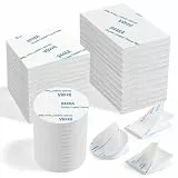 LLNRC Doppelseitiges Klebeband Extra Stark, 60 Stück Doppelseitige Schaumstoff Klebepads, Selbstklebendes Klebeband für Wände, Boden, Kunststoffe, Gläser, Metall (Weiß)