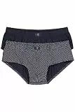 JP 1880 Herren große Größen Übergrößen Menswear L-8XL Slips, FLEXNAMIC, Homewear, Bauchfit, Oeko-TEX, 2er-Pack, Unterhose Navy blau 5XL 844157130-5XL