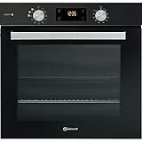 Bauknecht BAK5S KP8V2 BLG Einbau-Backofen mit Pyrolyse und Dampffunktion (71l) /Heißluftbackofen mit 11 Funktionen/Gentle Steam/PowerHeißluft/Multi-Level-Kochen, Schwarz, Schwarzglas