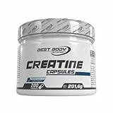 Best Body Nutrition Creatine Capsules, praktische Kapseln, hochwertiges Creatine, 200 Stück Dose