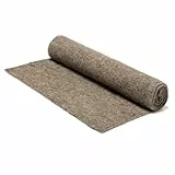 La cordeline Mulchfilz, 100% Wolle, 40 cm x 2 m, 600 g/m², zum Schutz von Sträuchern und Pflanzen im Garten und im Gemüsegarten, Natur
