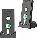 Gegensprechanlage, 2-Wege-Gegensprechanlage, kabelloses Intercom-System für Zuhause, 500M SOS Alarm Kabellos Senioren Notruf Intercom, Echtzeit-Kommunikation zwischen Räumen – 2er-Pack