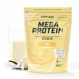 Energybody Mega Protein 'Vanille' 500 g/Mehrkomponenten Protein Pulver mit Casein Whey Mix als Eiweiss Protein Pulver/Eiweiß Shake ohne Aspartam/Eiweißpulver / 20 Portionen
