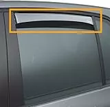 Hintere Windabweiser (1 Set) für die Fahrer und Beifahrerseite-CLK0044256K passend für Skoda YETI TYP 5L, GLW, 5-Door, 2009-2017 KLARES Material