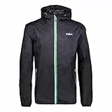 CMP - Regenjacke für Herren mit Kapuze, Anthrazit, L