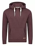 riverso Hoodie Herren Regular Fit RIVLuca Kapuzenpullover Pullover Sweatshirt Streetwear Rot L, Größe:L, Farbe:Dark Red (15400)