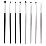 8 Stück Mini-Smudge-Pinsel für Eyeliner, Augen, Make-up-Pinsel-Set, Eyeliner, Smudger-Werkzeug, Lidschatten-Pinsel für Puder, Gel, Creme, professionelles Schönheitskosmetik-Werkzeug