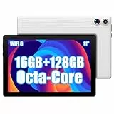 Ainmel Tablet 11 Zoll, Android 14 Tablet mit Octa Core 2,0 GHz Prozessor, 16 GB RAM 128 GB ROM 1 TB TF, 5G + 2,4 G WiFi 6, 8+5 MP Dual Kamera, 6800 mAh Akku, Bluetooth 5.0 Grau