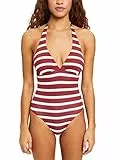 ESPRIT Damen Brela Beach Rcspad.swimsuit Badeanzug, Dark Red 3, 34
