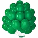 PartyWoo Luftballons Grün, 50 Stück 12 Zoll Ballons Dunkelgrün, Dunkelgrüne Luftballons für Ballongirlande oder Ballonbogen als Partydeko, Geburtstagsdeko, Hochzeitsdeko, Babypartydekoration, Grün-Y56