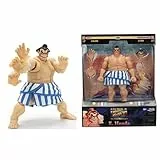 Jada Toys Street Fighter Figur E. Honda (16 cm) - bewegliche Sammel- und Actionfigur aus Street Fighter 2: The Final Challengers, mit alternativem Kopf, Händen und Zubehör, ab 13 Jahre