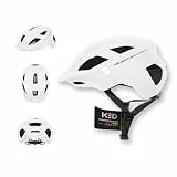 KED Embrace Urban UF-1 Unisex Fahrradhelm – Stylischer Urban Helm Mit MaxShell Schutz Für Alltag, Pendeln Und Freizeit | Farbe: Urban White Matt | Größe: 58-62 (L)