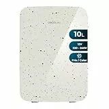 Cecotec Mini Kühlschrank 10L Bolero MiniCooling 10L Bahamas Pat 3. Betrieb 12V-220V, Kompatibel mit Auto und Wohnwagen, Kühl- und Heizfunktion, Temperaturbereich 7-65º, Einfacher Transport.