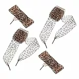 Holibanna 2 Paar Leoparden Spitzenschuhe Schnürsenkel Schuhe Spitze Seide Schnürsenkel Für Turnschuhe Dicke Schnürsenkel Für Turnschuhe Breite Schnürsenkel Satin Schnürsenkel