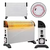 Heidenfeld elektrische Konvektorheizung HL200 | 𝟑 𝐉𝐚𝐡𝐫𝐞 𝐆𝐚𝐫𝐚𝐧𝐭𝐢𝐞 - 2000 Watt - Konvektor - Thermostat - Frostwächter - Elektroheizung - Heizung - Heizlüfter - Bis 25 m² (Mit Turbo)