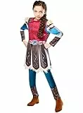 Rubies Offizielles Astrid Battlesuit Kinderkostüm, Motiv: Drachenzähmen leicht gemacht werden, Kinderkostüm, Größe Alter 5–6 Jahre, Halloween