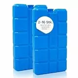 ToCi Kühlakkus Set 16x je 200 ml – Kompakte Kühlelemente für Kühltasche & Kühlbox | Wiederverwendbare Eisakkus BPA-frei | Bis zu 12 h Kühlung – EU-Qualität