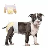Flying Paws Hunde Windeln, 30 Stück M Anziehbare Einweg-Hundewindeln für Hündinnen - Rüdenwindeln mit 360° elastischem Bund M-30