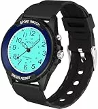 TENOCK Damen Sportliche Armbanduhr, Analog Quarz Uhr Für Herren, 50M Wasserdicht Mit Nachtlicht, Geeignet Für Casual Outfits & Sportaktivitäten