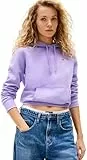 Tommy Jeans Damen Tjw Reg Flag Hoodie Dw0dw19958 Kapuzenpullover, Purple (Ophelia Purple), M EU