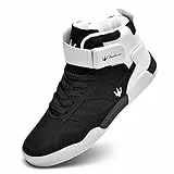 K DUORO Herren High Top Sneaker Leichtgewichts Walking Schuhe (Schwarz, Erwachsene, Herren, 40, Numerisch, EU Schuhgrößensystem, M)