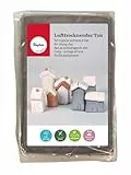 Rayher Lufttrocknender Ton, grau, 1 kg, Modelliermasse, lufthärtend, weich, geschmeidig, ohne brennen, 3450125