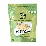 Kokoschips Bio - 200g. Dehydriert Kokoschips Ungesüßt und Getrocknet. Coconut Flakes. Kokos Chips Sonne Getrocknet. Ausgezeichnet als Snack und für Süße Rezepte