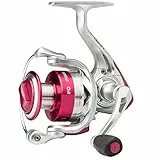 DAM Quick 1 Pink FS, Angelrolle, Spinnrollen, Hochgeschwindigkeits-Spinnrolle für EIN reibungsloses und kraftvolles Angelerlebnis, Unisex, Pink, 6000